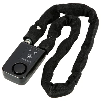 Black Smart Chain Lock 80Cm Smart Waterproof Bluetooth Lock 110Db Latest Anti Theft Alarm Keyless Phone App Control Lock Acces
Black Smart Chain Lock 80Cm Smart Waterproof Bluetooth Lock 110Db Latest Anti Theft Alarm Keyless Phone App Control Lock Acces