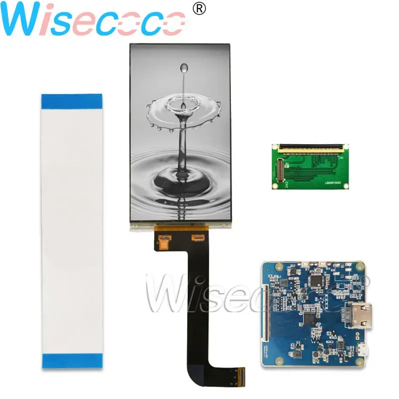 Wisecoco 5.5" MONO LCD display high transmittance 1080*1900 for 3D printer with MIPI to HDMI controller board
Wisecoco 5.5" MONO LCD display high transmittance 1080*1900 for 3D printer with MIPI to HDMI controller board