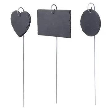 3 Pcs Slate Gardening Labels Plant Tag Iron Rack Hanging Display Sign for Balcony Garden Pots Planters Black (Mixed Style)
3 Pcs Slate Gardening Labels Plant Tag Iron Rack Hanging Display Sign for Balcony Garden Pots Planters Black (Mixed Style)