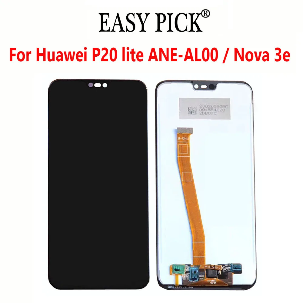 For Huawei P20 Lite ANE-L21 L22 L23 L02 L03 LCD Display Touch Screen Digitizer Assembly For Nova 3e ANE- LX1 L00 TL00 LX2 LX3
For Huawei P20 Lite ANE-L21 L22 L23 L02 L03 LCD Display Touch Screen Digitizer Assembly For Nova 3e ANE- LX1 L00 TL00 LX2 LX3