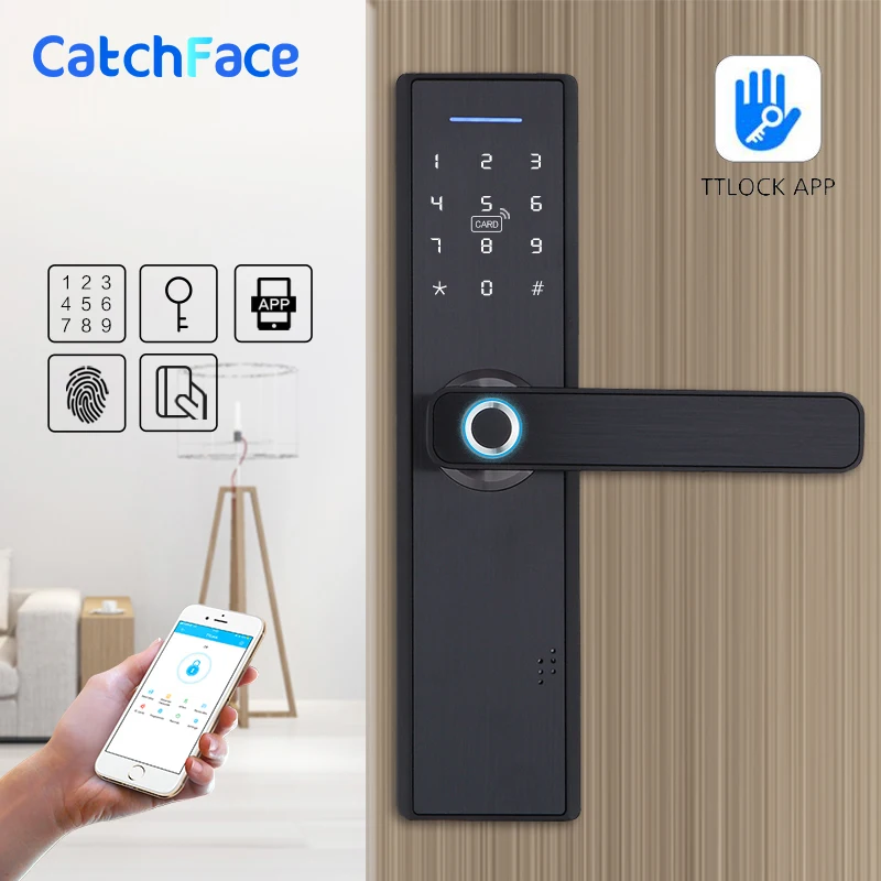 CATCHFACE Wireless Electronic Smart Fingerprint Padlock with Intelligent Security for Home Door 2 CATCHFACE Wireless Electronic Smart Fingerprint Padlock with Intelligent Security for Home Door 7