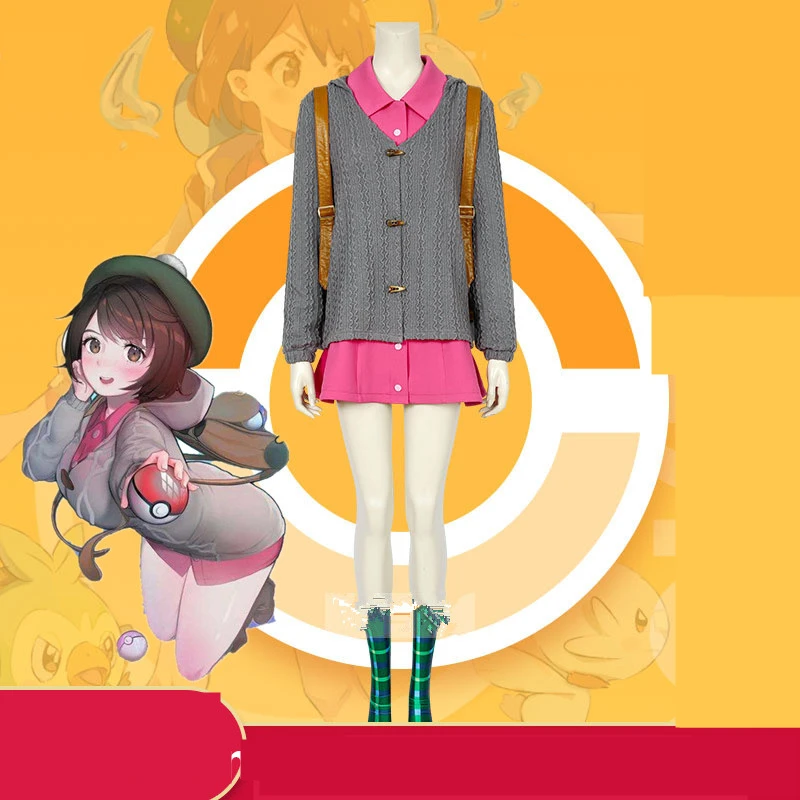 Custom Made Anime Cosplay Costume Dress Outfit Pokemon Game Gloria Cosplay Full Set
Custom Made Anime Cosplay Costume Dress Outfit Pokemon Game Gloria Cosplay Full Set