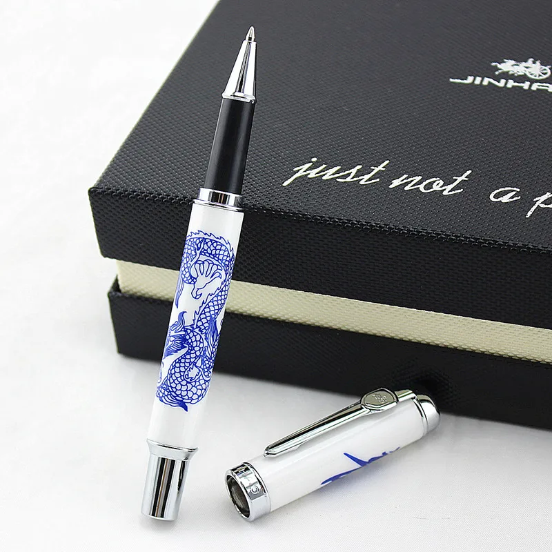 High quality Jinhao Ceramics Pen Dragon pattern luxury Writing Colour Business office Medium nib Rollerball Pen New Gifts Pen
High quality Jinhao Ceramics Pen Dragon pattern luxury Writing Colour Business office Medium nib Rollerball Pen New Gifts Pen