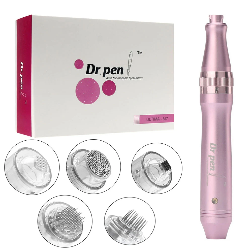 Dr.Pen M7 C Auto Derma Microneedling микро байонетный картридж Prot Электрический штамп вышивка