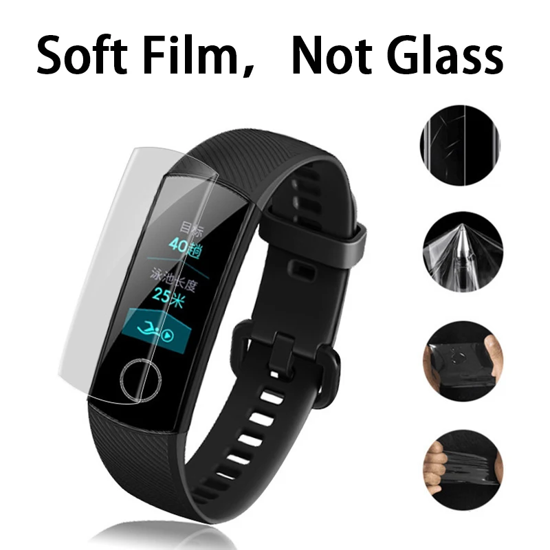 Защитная пленка для Huawei Honor Band 4 5 6 шт./лот мягкая band wey не закаленное