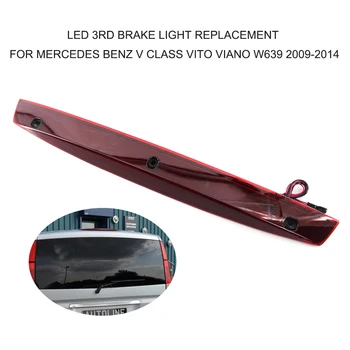 LED 3rd Brake Light Mount Stop Light Rear Brake Light Waterproof Replacement for Mercedes Benz V Class Vito Viano W639 2009-2014
LED 3rd Brake Light Mount Stop Light Rear Brake Light Waterproof Replacement for Mercedes Benz V Class Vito Viano W639 2009-2014