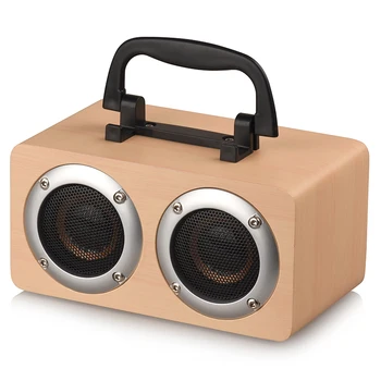 2020 Wooden Bluetooth Bass Speaker with Handle Phone Holder Portable Stereo Wireless Loudspeaker Hifi Soundbox W5B Soundbox
2020 Wooden Bluetooth Bass Speaker with Handle Phone Holder Portable Stereo Wireless Loudspeaker Hifi Soundbox W5B Soundbox
