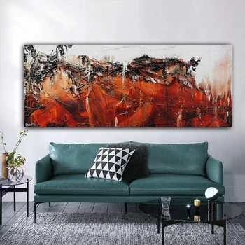 WANGART Large Size Orange Black Oil Painting Abstract Poster Wall Art Pictures Canvas Paintings Print Poster Living Room 
WANGART Large Size Orange Black Oil Painting Abstract Poster Wall Art Pictures Canvas Paintings Print Poster Living Room