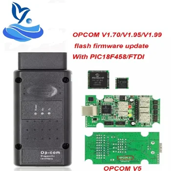 OPCOM V1.70 OBD2 Diagnostic Scanner For Opel Car OP COM 1.70 OBD Interface PIC18F458 + FTDI FT232RL Diagnostic Tool
OPCOM V1.70 OBD2 Diagnostic Scanner For Opel Car OP COM 1.70 OBD Interface PIC18F458 + FTDI FT232RL Diagnostic Tool