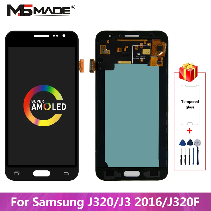 J320F Super AMOLED For Samsung Galaxy J320 J3 2016 LCD J320H J320FN J320M Display Touch Screen Digitizer Assembly Parts J320 LCD
J320F Super AMOLED For Samsung Galaxy J320 J3 2016 LCD J320H J320FN J320M Display Touch Screen Digitizer Assembly Parts J320 LCD