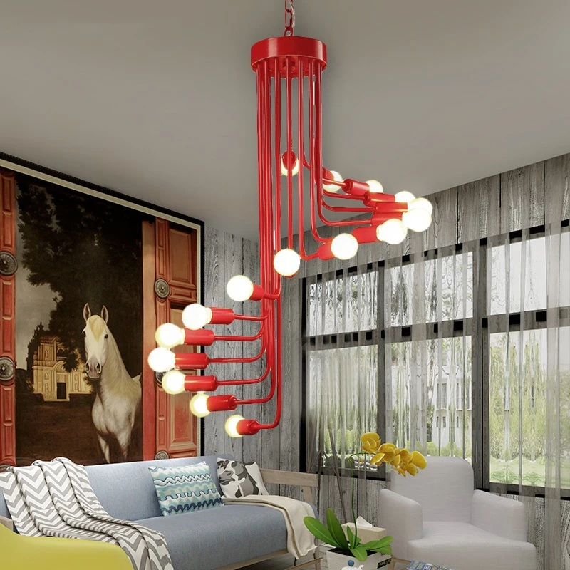 Nordic Modern LED lamps living room Lighting Fixtures chandelier restaurant hanging lights cafe bar novelty dining chandeliers
Nordic Modern LED lamps living room Lighting Fixtures chandelier restaurant hanging lights cafe bar novelty dining chandeliers