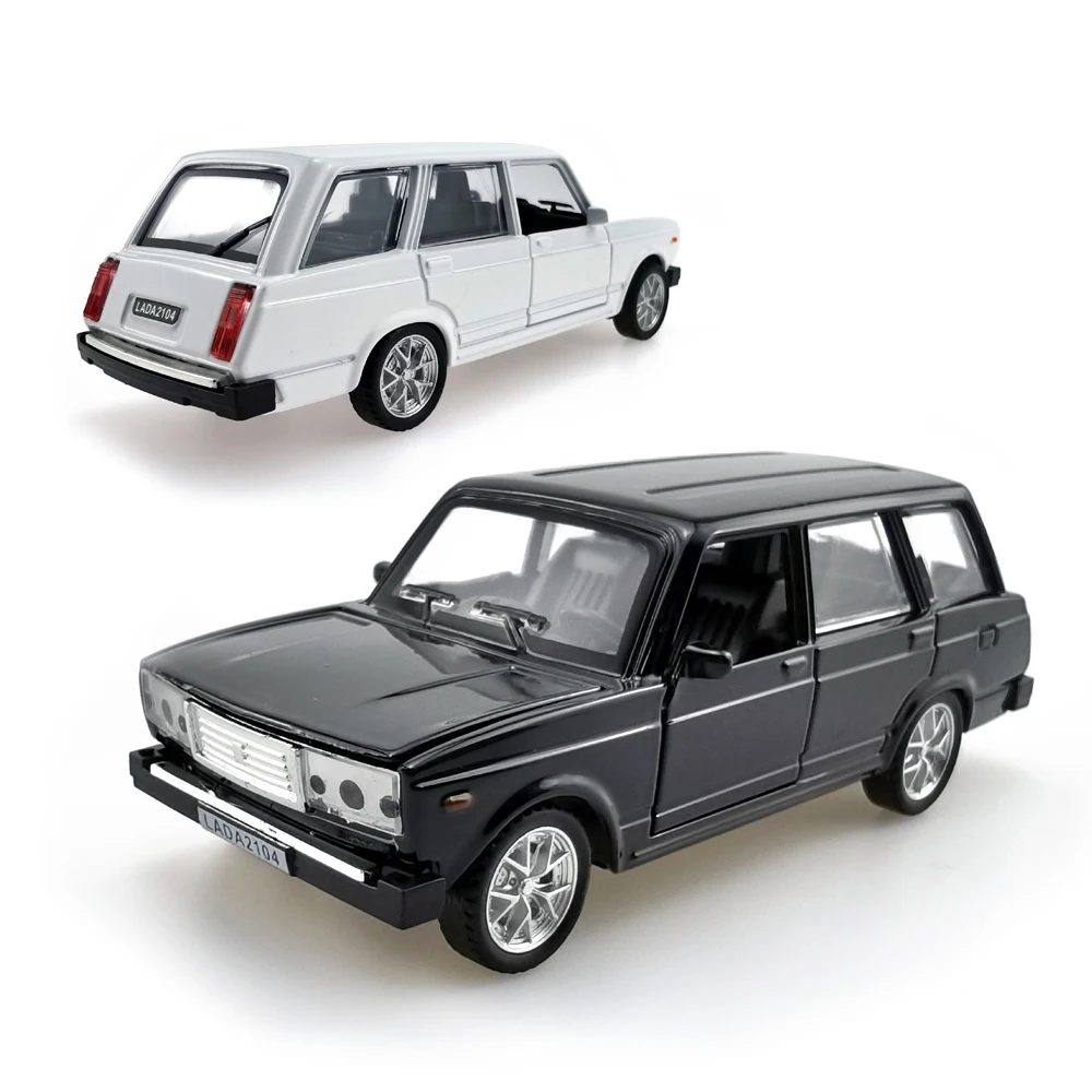 LADA 2104 1:32 Scale Diecast Car Toys, Pull-Back Motor Alloy Vehicle Model with Sound & Light
LADA 2104 1:32 Scale Diecast Car Toys, Pull-Back Motor Alloy Vehicle Model with Sound & Light