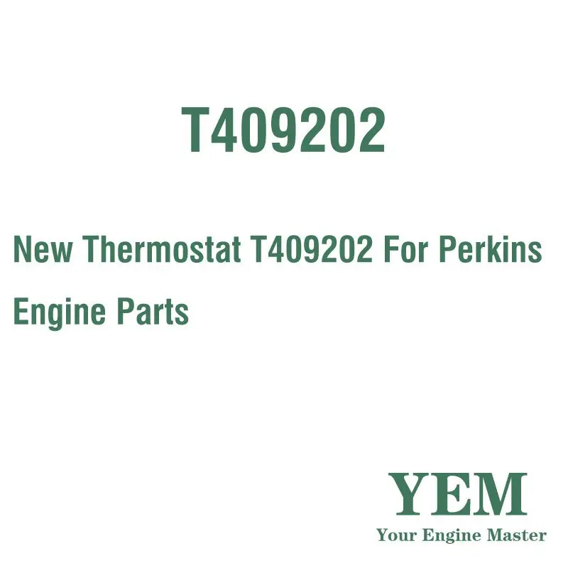 New Thermostat T409202 For Perkins Engine Part
New Thermostat T409202 For Perkins Engine Part