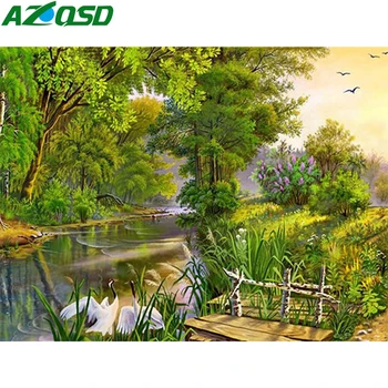 AZQSD Painting By Number Canvas Kits DIY Natural Landscape Decor For Home Coloring By Numbers Tree Handpainted Gift
AZQSD Painting By Number Canvas Kits DIY Natural Landscape Decor For Home Coloring By Numbers Tree Handpainted Gift