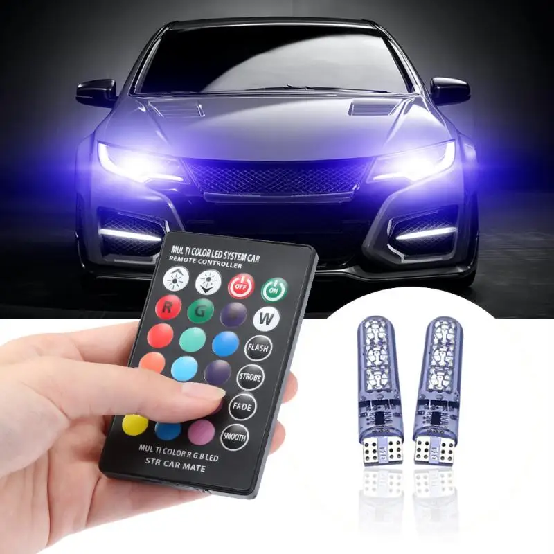 2 шт. 18 SMD RGB T10 194 168 W5W светодиодный пульт дистанционного управления 5050-6SMD RGB автомобильный купольный светильник для чтения автомобильные лампы с клиновидным цоколем Светодиодная лампа вспышка
2 шт. 18 SMD RGB T10 194 168 W5W светодиодный пульт дистанционного управления 5050-6SMD RGB автомобильный купольный светильник для чтения автомобильные лампы с клиновидным цоколем Светодиодная лампа вспышка