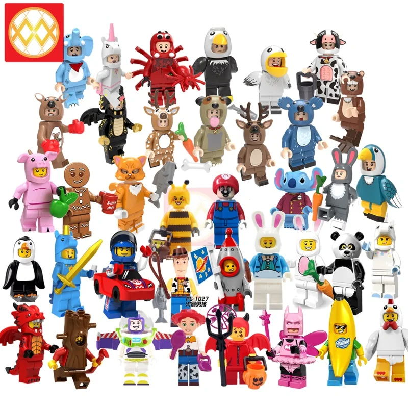Pumping Animal Series Panda Otter Sika Dragon Deer Kangaroo Rabbit Cat Cow Elephant Building Blocks Kids Gift Mini Doll Toys
Pumping Animal Series Panda Otter Sika Dragon Deer Kangaroo Rabbit Cat Cow Elephant Building Blocks Kids Gift Mini Doll Toys