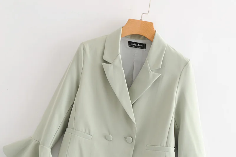87lb8-1665 2018 Autumn New Style Suit Collar Bell Sleeve Two-Button Cropped Jacket Tops Women's
87lb8-1665 2018 Autumn New Style Suit Collar Bell Sleeve Two-Button Cropped Jacket Tops Women's
