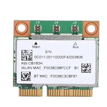 Network Card Gigabit AC1300M MINI PCI-E Interface Support for Bluetooth 4.0 BCM94360HMB 2.4G/5.8G Network Card
Network Card Gigabit AC1300M MINI PCI-E Interface Support for Bluetooth 4.0 BCM94360HMB 2.4G/5.8G Network Card