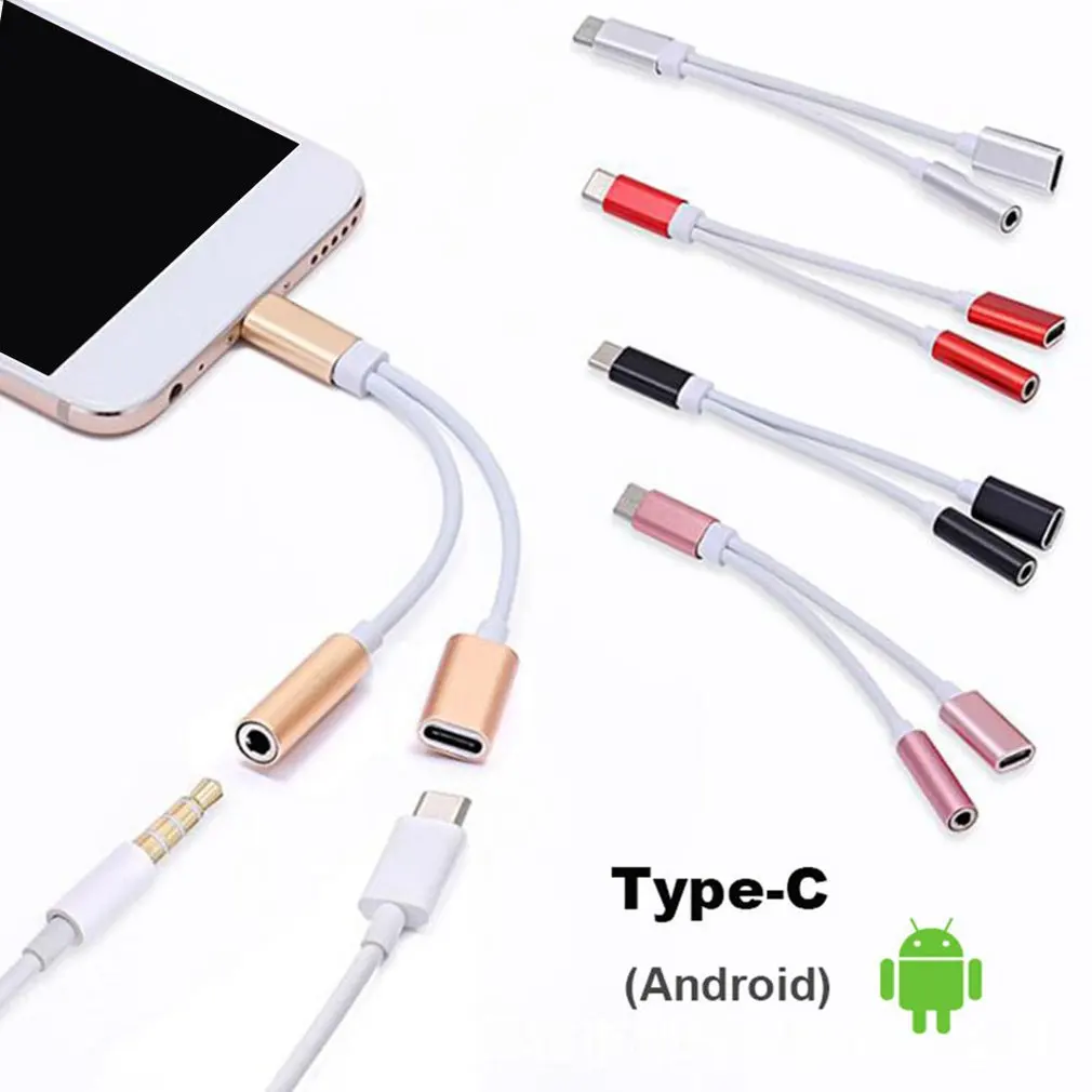 Type-C to Type C 3.5mm Aux Jack Charging Audio Adapter 2 In 1 Splitter Adapter for Huawei P30 Pro Xiaomi Mi 8 6 5X Samsung S10
Type-C to Type C 3.5mm Aux Jack Charging Audio Adapter 2 In 1 Splitter Adapter for Huawei P30 Pro Xiaomi Mi 8 6 5X Samsung S10