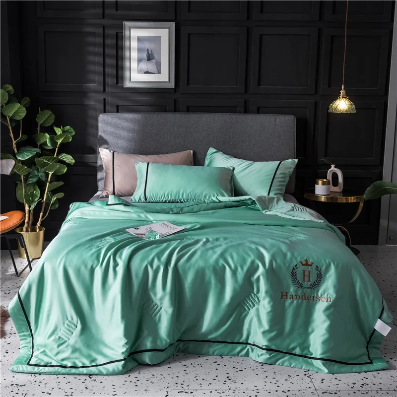 Tencel Modal Embroidered Summer Quilt Airable Cover Large Rims-Washing Summer Blanket 2 M Double 1.5M Single Quit
Tencel Modal Embroidered Summer Quilt Airable Cover Large Rims-Washing Summer Blanket 2 M Double 1.5M Single Quit