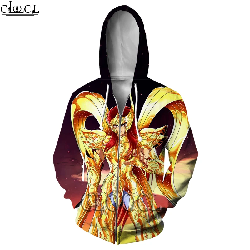 CLOOCL Fashion Casual Zipper Hoodies Anime The Knights of The Zodiac Saint Seiya 3D Print Mens Women Hip Hop Harajuku Tops
CLOOCL Fashion Casual Zipper Hoodies Anime The Knights of The Zodiac Saint Seiya 3D Print Mens Women Hip Hop Harajuku Tops