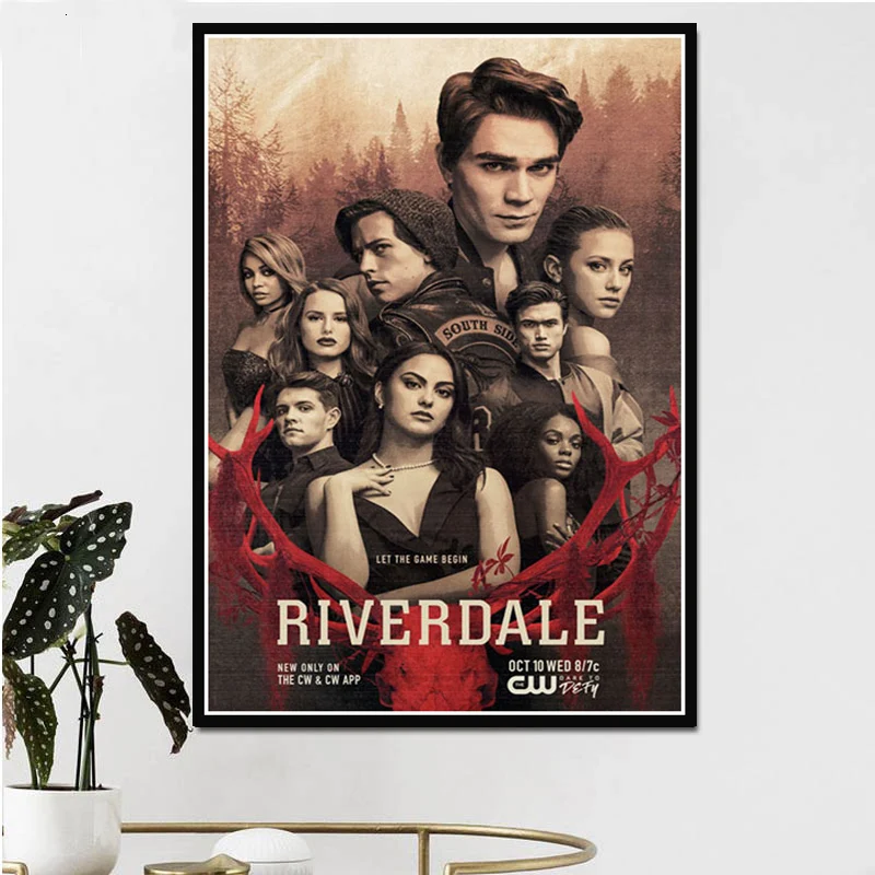Фото Плакат ривердейл 3 сезон постер Картина на холсте Настенная картина для декора
