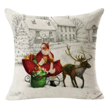 Christmas Linen Cushion Cover Square Throw Flax Pillow Case Decorative Pillow Cushion Cover Christmas Pattern Pillowcase #30
Christmas Linen Cushion Cover Square Throw Flax Pillow Case Decorative Pillow Cushion Cover Christmas Pattern Pillowcase #30