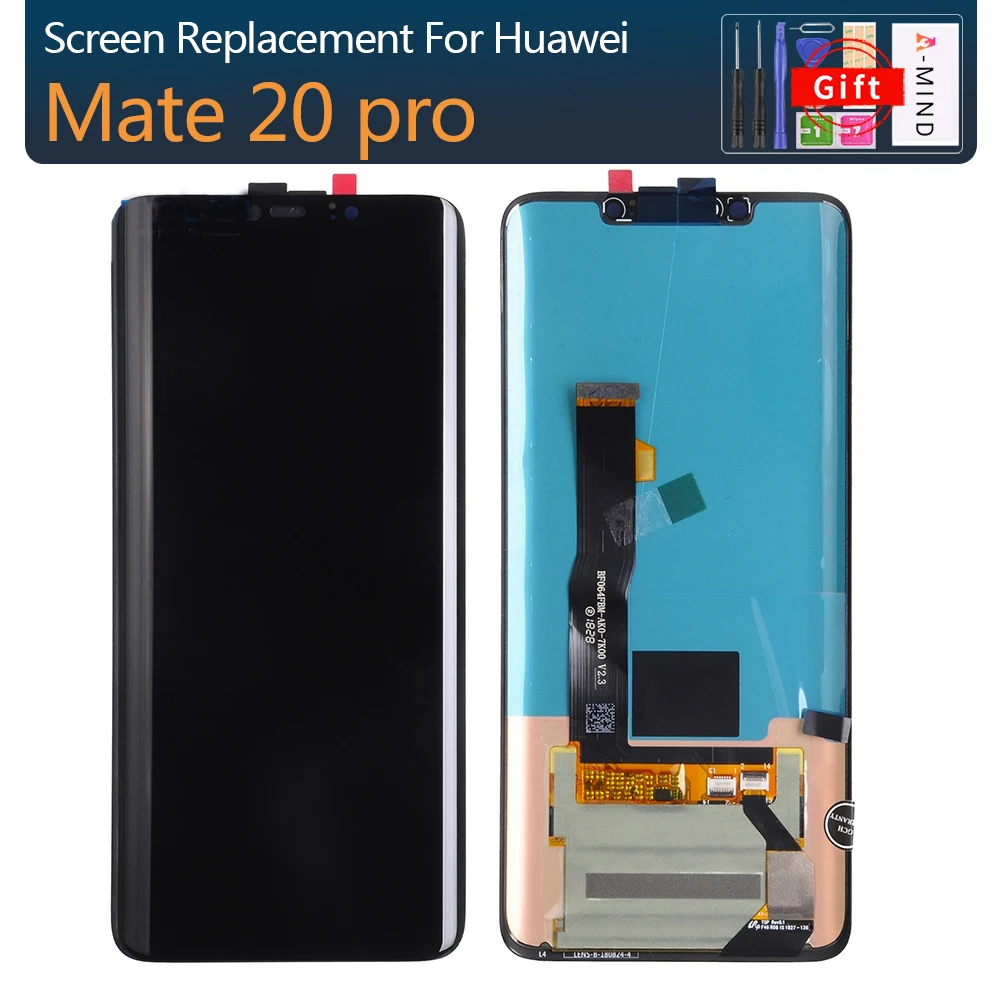 6.39 inch Original LCD For Huawei mate 20 Pro LCD Display Touch Screen Digitizer Assembly Replacement with fingerprint Frame
6.39 inch Original LCD For Huawei mate 20 Pro LCD Display Touch Screen Digitizer Assembly Replacement with fingerprint Frame