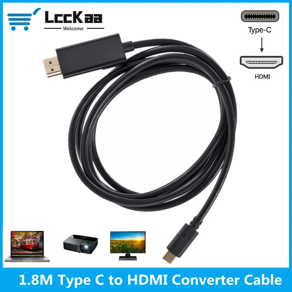 USB C to HDMI Cable 1080P Type C HDMI Thunderbolt3 Converter for MacBook Huawei Mate 30 USB-C HDMI Adapter USB Type C to HDMI
USB C to HDMI Cable 1080P Type C HDMI Thunderbolt3 Converter for MacBook Huawei Mate 30 USB-C HDMI Adapter USB Type C to HDMI