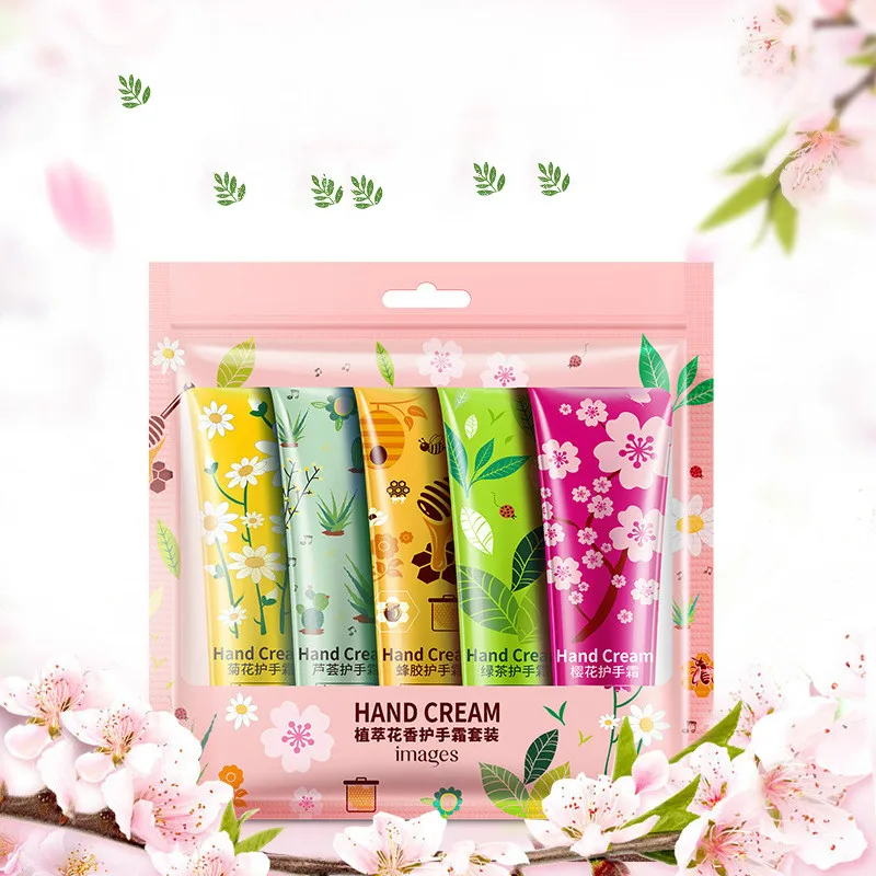 Moisturizing Nourishing Against Cracking Oil Control Hand Care 5pcs Plant Extract Floral Hand Cream Anti-drying Hand Cream TSLM1
Moisturizing Nourishing Against Cracking Oil Control Hand Care 5pcs Plant Extract Floral Hand Cream Anti-drying Hand Cream TSLM1
