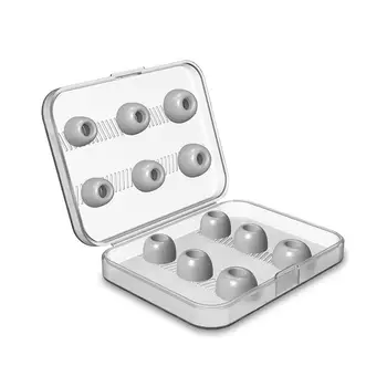 6 Pairs/box Memory Foam Ear Tips Buds For Apple Airpods Buds Earphone Replacement Pro Rebound Slow S/M/L Z3K7
6 Pairs/box Memory Foam Ear Tips Buds For Apple Airpods Buds Earphone Replacement Pro Rebound Slow S/M/L Z3K7