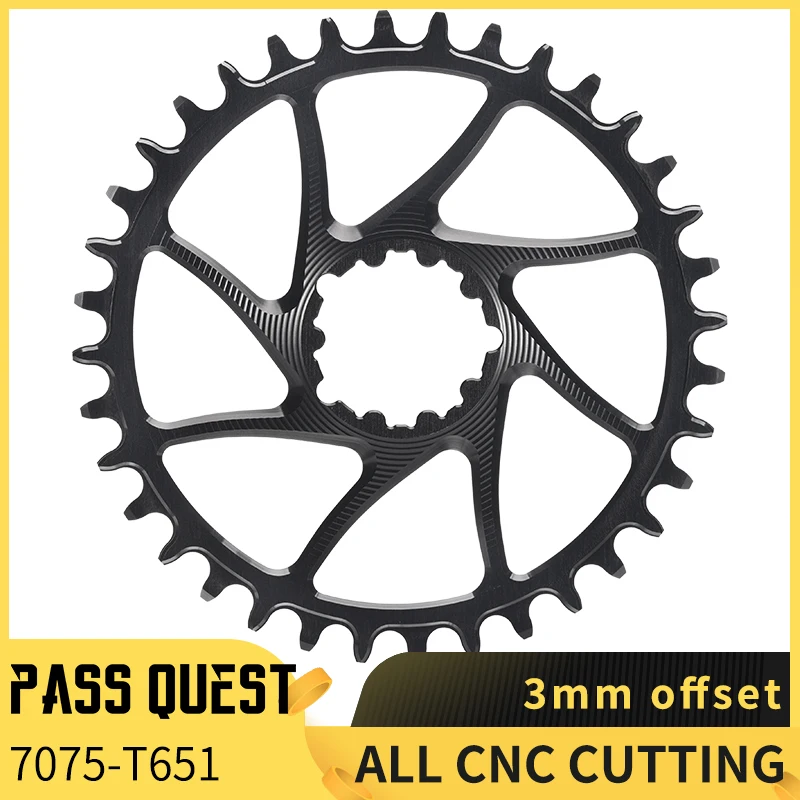 PASS QUEST 3mm Offset Crankset SRAM Gx xx1 Eagle GXP Round MTB Narrow Wide Chainring 32T-38T Bike Bicycle Chainwheel/Chain Wheel
PASS QUEST 3mm Offset Crankset SRAM Gx xx1 Eagle GXP Round MTB Narrow Wide Chainring 32T-38T Bike Bicycle Chainwheel/Chain Wheel