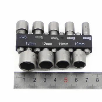 9pcs High Quality 1/4" Hex Power Nut Driver Socket Set Impact Drill Bits 5mm To 13mm Solid Construction
9pcs High Quality 1/4" Hex Power Nut Driver Socket Set Impact Drill Bits 5mm To 13mm Solid Construction
