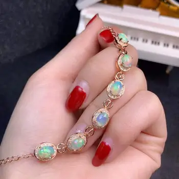 100% Natural And Real Opal bracelet Solid S925 Sterling Silver For Women Colour Gem Stone Rings Fine Jewelry
100% Natural And Real Opal bracelet Solid S925 Sterling Silver For Women Colour Gem Stone Rings Fine Jewelry
