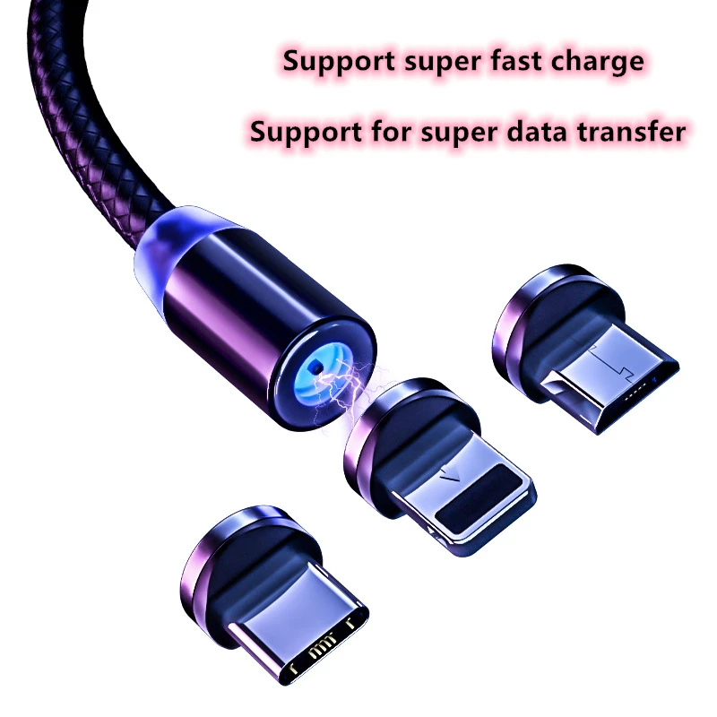 100 pcs / lot Magnetic super invincible fast charging line Micro USB Type C Cable For lightning for ultra-fast data transmission
100 pcs / lot Magnetic super invincible fast charging line Micro USB Type C Cable For lightning for ultra-fast data transmission