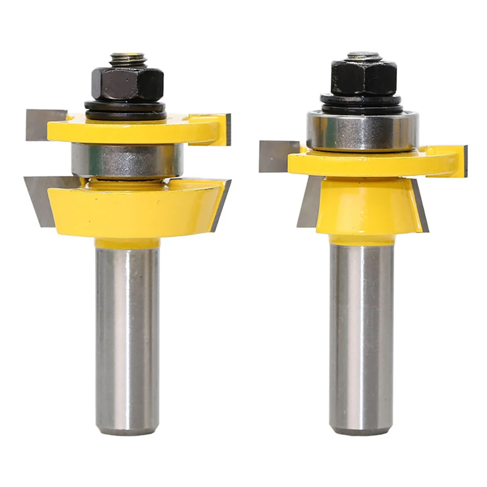 2Pcs Bevel Rail and Stile Glue Joint Router Bit Alloy Flush Trim Router Bits for Cabinet Door 1/2 Inch Machine Tools Accessories
2Pcs Bevel Rail and Stile Glue Joint Router Bit Alloy Flush Trim Router Bits for Cabinet Door 1/2 Inch Machine Tools Accessories