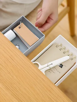 Hidden Table Under Paste Plastic Desk Organizer Memo Pen Stationery Storage Box Case Desk Drawer Divider Stationery Sticky Decor
Hidden Table Under Paste Plastic Desk Organizer Memo Pen Stationery Storage Box Case Desk Drawer Divider Stationery Sticky Decor