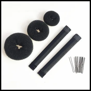 Cute Fashion Meatball Head Dish Hair Tool Set Donut Pop Ring Combination Set 
Cute Fashion Meatball Head Dish Hair Tool Set Donut Pop Ring Combination Set