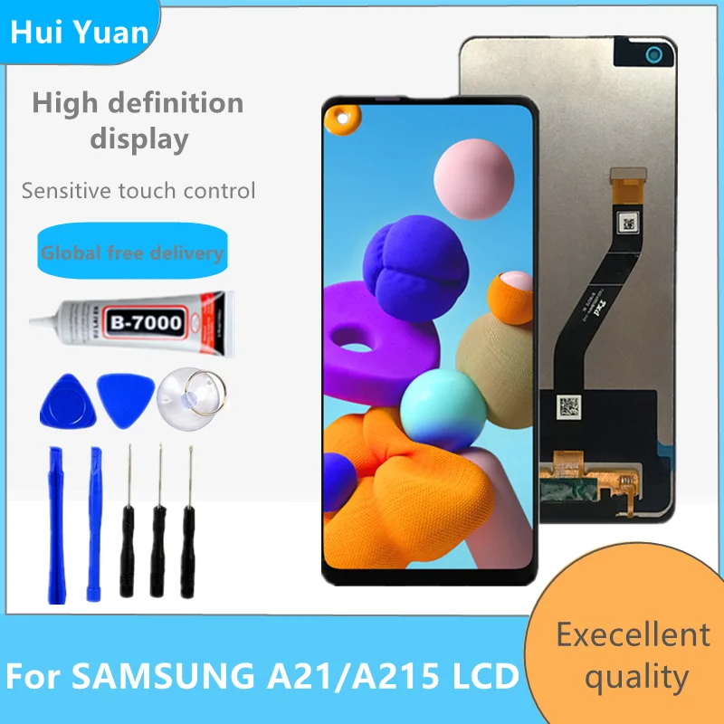 ЖК-дисплей для Samsung Galaxy A21 A215, сенсорный экран, дигитайзер, ЖК-дисплей для Samsung A21 A215, замена дисплея
ЖК-дисплей для Samsung Galaxy A21 A215, сенсорный экран, дигитайзер, ЖК-дисплей для Samsung A21 A215, замена дисплея