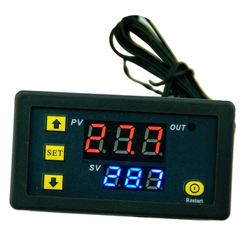 DC 12V AC 110V 220V 20A Digital Temperature Controller LED Display Thermostat With Heating Cooling Switch NTC Sensor W3230
DC 12V AC 110V 220V 20A Digital Temperature Controller LED Display Thermostat With Heating Cooling Switch NTC Sensor W3230