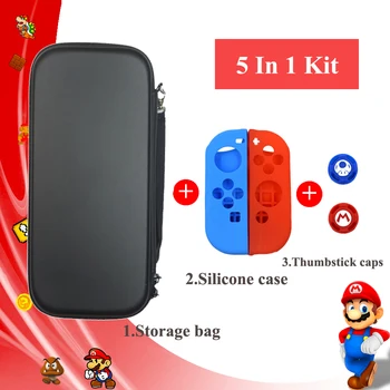 5 +Slicone Cover+Nintendos Thumbstick Caps Nintendoswitch Protective Case Storage Big Bag Nintend Switch Game Accessories
5 +Slicone Cover+Nintendos Thumbstick Caps Nintendoswitch Protective Case Storage Big Bag Nintend Switch Game Accessories