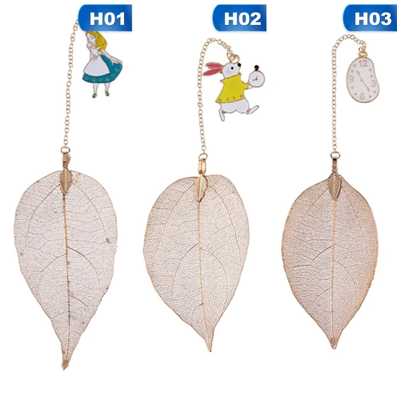 1 Pc/set Lovely Alice Rabbit Bookmarks Gold Color Leaf Texture Reading Pages Books Mark High-Grade Student Stationery
1 Pc/set Lovely Alice Rabbit Bookmarks Gold Color Leaf Texture Reading Pages Books Mark High-Grade Student Stationery