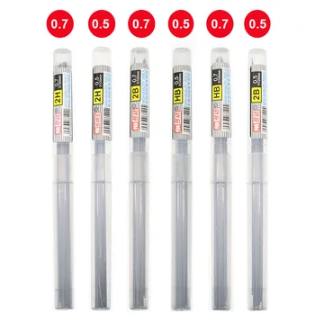 15 Pcs / Bottle, Black Automatic Lead Refill 2B / HB / 2H Pencil Filled Plastic Automatic Replacement Pencil Lead 0.5 / 0.7mm
15 Pcs / Bottle, Black Automatic Lead Refill 2B / HB / 2H Pencil Filled Plastic Automatic Replacement Pencil Lead 0.5 / 0.7mm