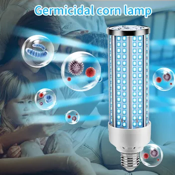 

UVC Germicidal Lamp 230LED E27 60W LED Disinfection Light With Remote Control Home care bacteria proof Sterilize disinfectant
