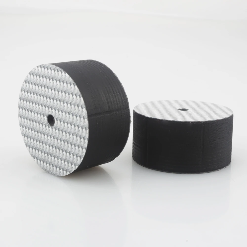 CF4020W Audiocrast 40x20mm Silver 5K Carbon Fiber Speaker Isolation Spike Base Pad Shoe Feet, Hifi Audio Chassis
CF4020W Audiocrast 40x20mm Silver 5K Carbon Fiber Speaker Isolation Spike Base Pad Shoe Feet, Hifi Audio Chassis