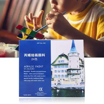 12/18/24 Colors Tube Acrylic Paints Set For Wall Painting Fabric Drawing Set Fabric Acrylique Peinture Paint Set For Artist H3T1
12/18/24 Colors Tube Acrylic Paints Set For Wall Painting Fabric Drawing Set Fabric Acrylique Peinture Paint Set For Artist H3T1