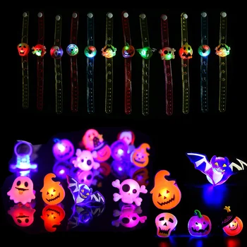 32PCS Finger Light Ring Set with 20 Sparkling Finger Rings Lights 12 Flashing Bracelets LED Light Up Toys Halloween Party Supply
32PCS Finger Light Ring Set with 20 Sparkling Finger Rings Lights 12 Flashing Bracelets LED Light Up Toys Halloween Party Supply