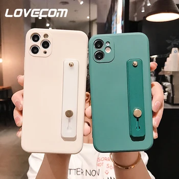 LOVECOM Square Solid Color Phone Case For iPhone 11 Pro Max XR XS Max 7 8 Plus X Wrist Band Soft Liquid Silicon Stand Back Cover
LOVECOM Square Solid Color Phone Case For iPhone 11 Pro Max XR XS Max 7 8 Plus X Wrist Band Soft Liquid Silicon Stand Back Cover