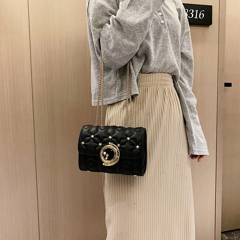 fashion chain small flap designer strar sky sequined women shoulder bags luxury pu crossbody messenger bag female summer purses
fashion chain small flap designer strar sky sequined women shoulder bags luxury pu crossbody messenger bag female summer purses