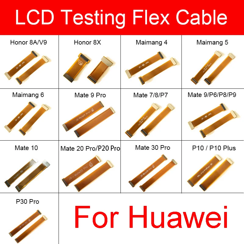 

Extended Testing Flex Cable For Huawei Honor 8A 8X V9 Maimang 4 5 6 Mate 7 8 9 10 20 30 Pro P6 P7 P8 P9 P10 P20 P30 Plus